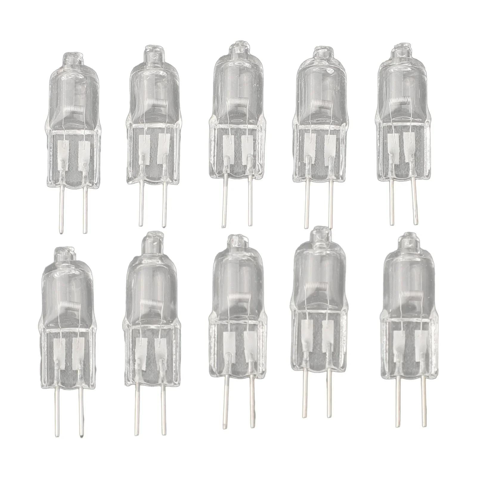 10Pcs Halogen Lamp Bulbs 2900K G4 12V 5W/10W/20W/30W/50W Halogen Lamp 2 Pin Light Bulb For Fragrance Light/ceiling Lamp