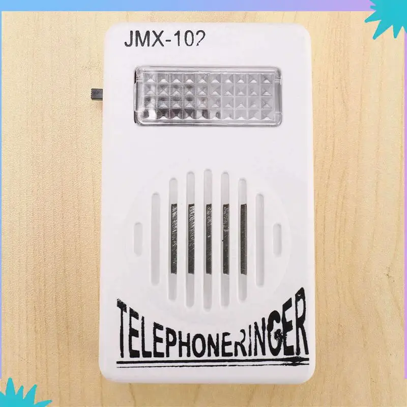 ABZW 6X RJ11 Adapter Louder Telephone Ring Flash Amplifier Ringer For Landline Telephone