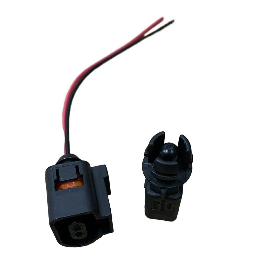 Plug Temperature Sensor Black Temperature Sensor 6RD820535 8Z0820535 ABS Plastic+Metal Ambient W/ Plug Pigtail