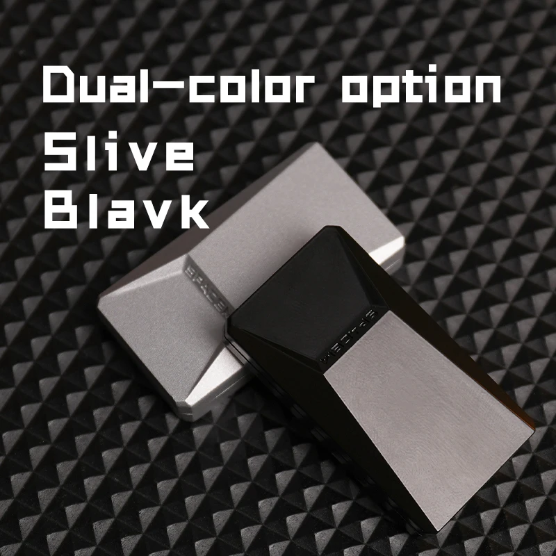 Anti-Anxiety Fidget Slider - ของเล่นบรรเทาความเครียดโลหะเรียบสําหรับผู้ใหญ่และเด็ก, เครื่องมือโฟกัสขนาดพกพาพร้อมคุณสมบัติ Glow Spinner