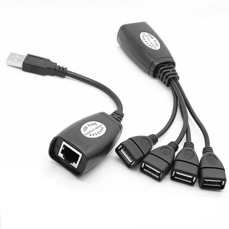 Длинные диапазоны USB Extender USB по кабелю Cat6 для беспрепятственного подключения