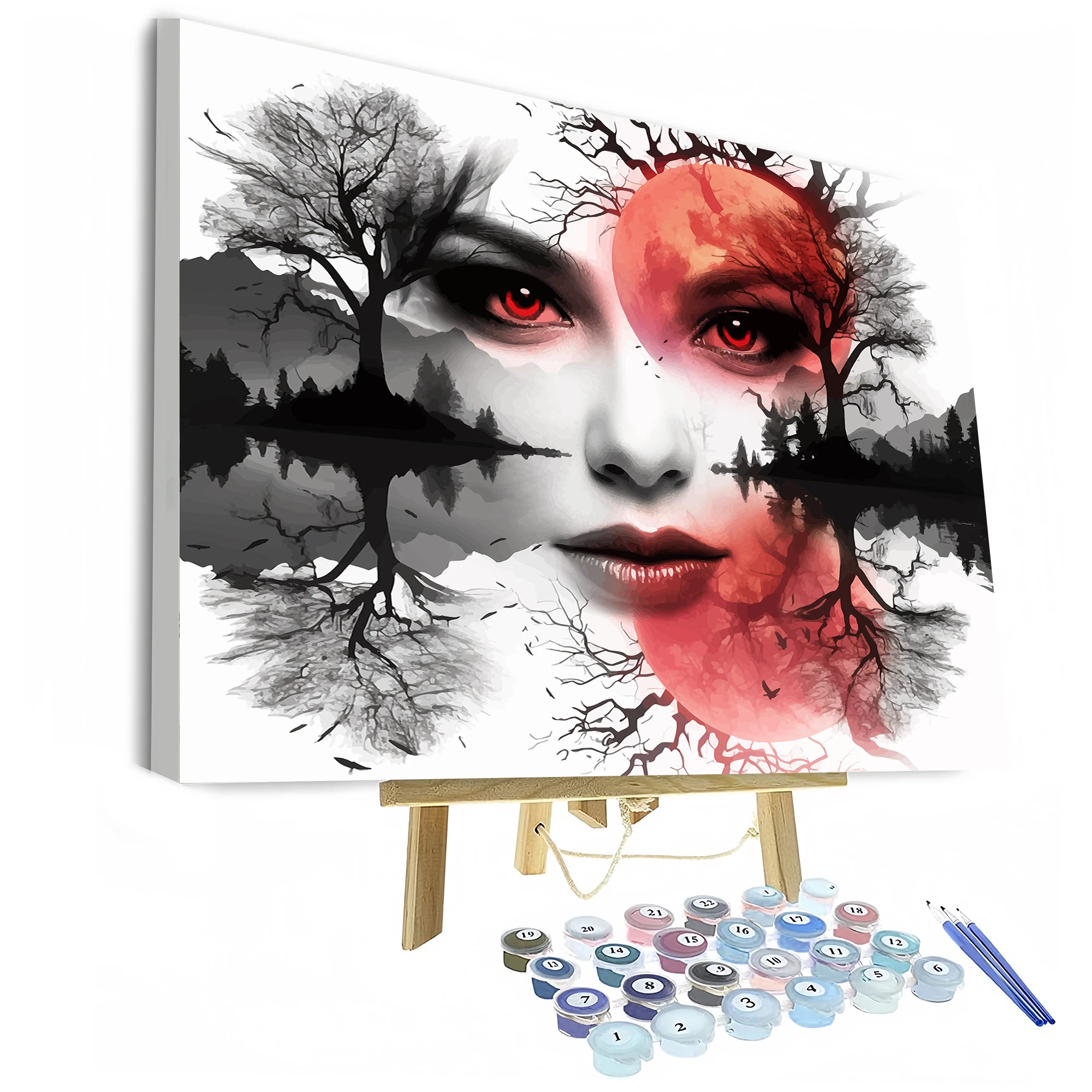 

Paint by Numbers,for Adults children,Beginner to Advanced Number Oil Painting DIY Kits , Home Decor landscape Painting