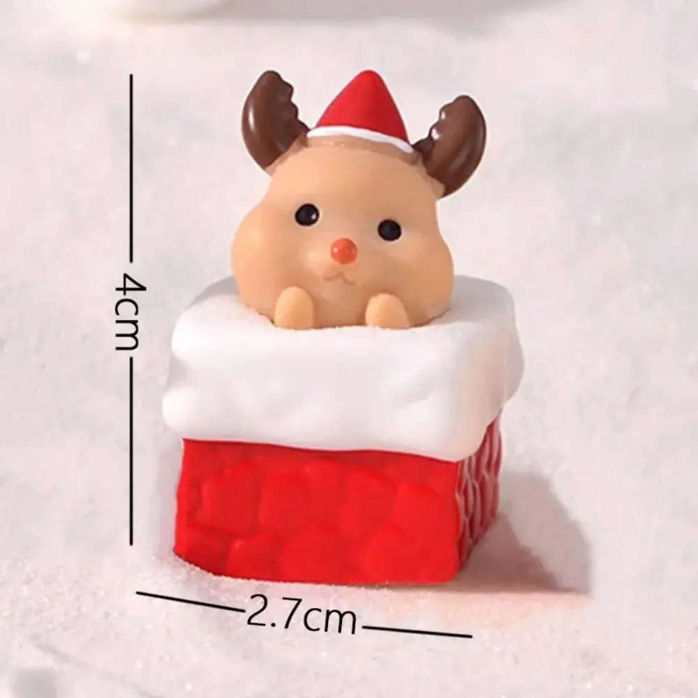 Miniature Snowman Miniature Snowman Model Micro Landscape Santa Claus Santa Claus Figurine Christmas Elk Christmas Decorations