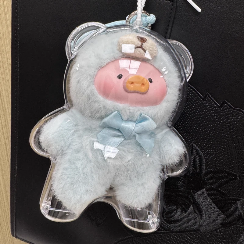 

Сумка для демонстрации плюшевых кукол, прозрачный акриловый чехол для хранения для Lulu the Piggy без куклы, портативный кабельный органайзер, коробка