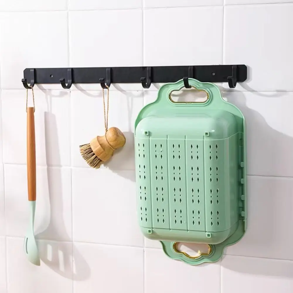 

2in1 Kitchen Drain Basket Containers Storage Double Layer Drain Basket Multifunctional Wash&Drainer Basket Fresh Vegetable