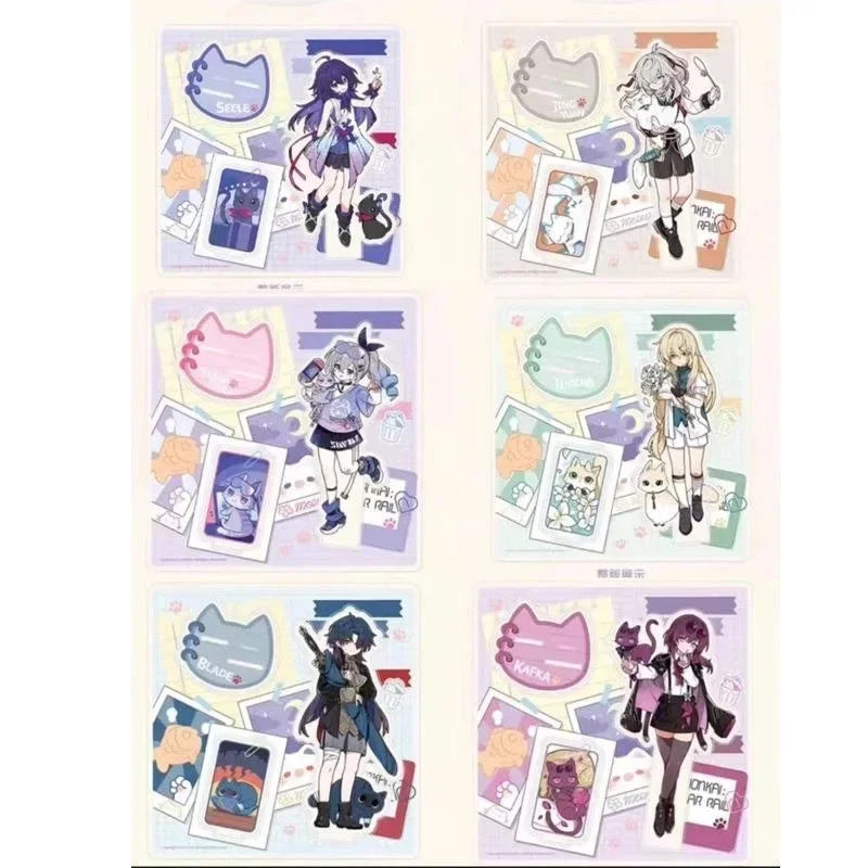 New broken Star Dome railway around the Little Little Cat series vertical brand acrylic double insert tabletop decoration