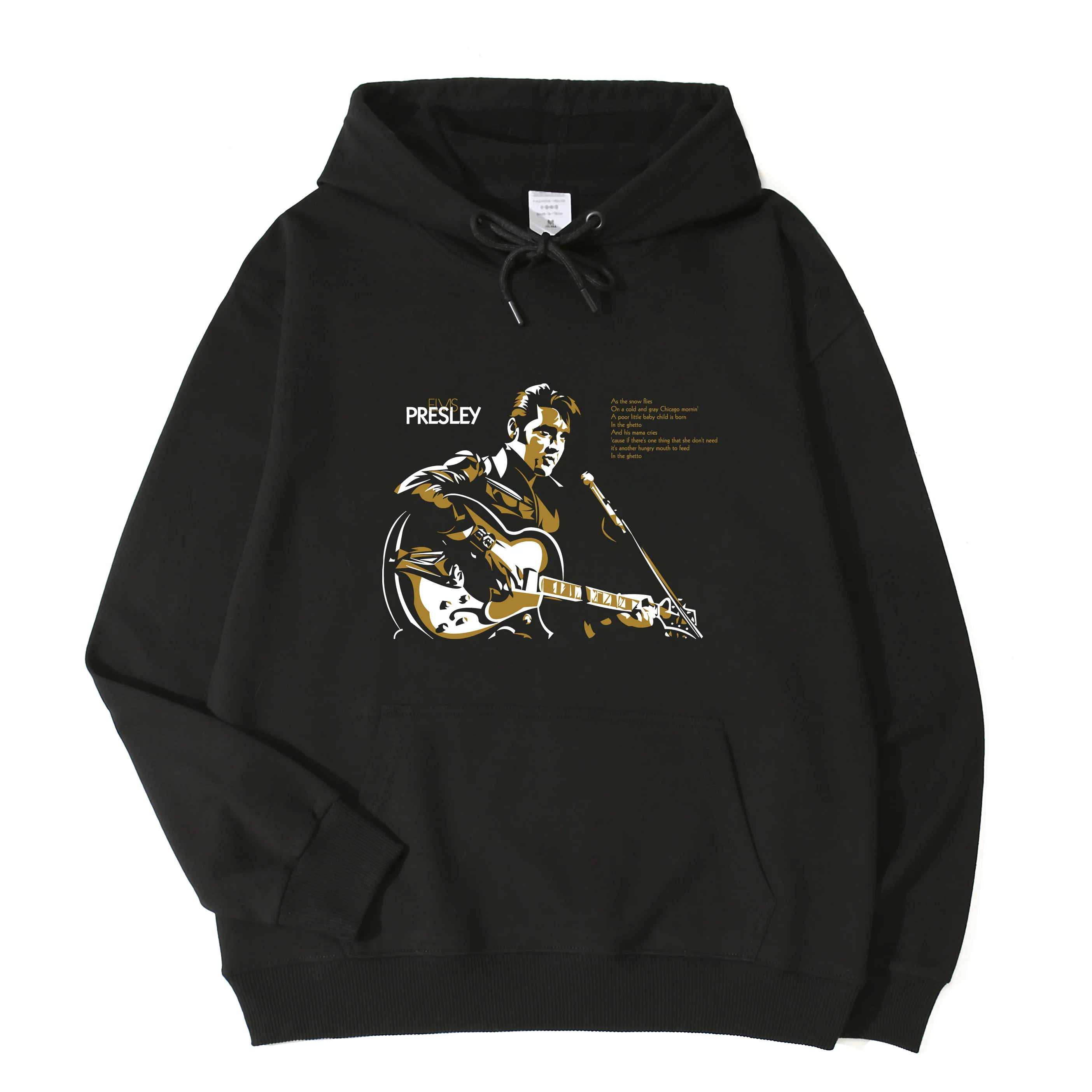 E-Elvis Presley Sweat à capuche unisexe à manches longues