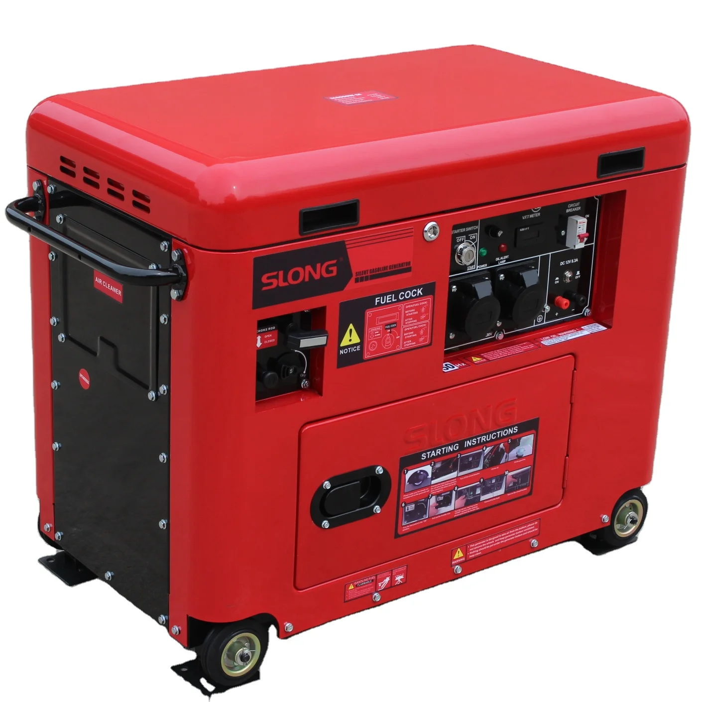 Slong SL6500W-SE 5kw 6kw 7kw 8kw 9kw Silent standby  generator Silent oline generator