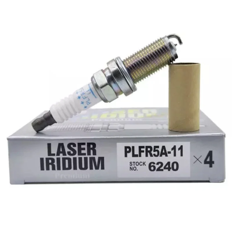 

4PCS 6240 PLFR5A-11 Iridium Spark Plug for Peugeot 406 407 Nissan X-trail Almera QR20DE VQ35DE Citroen C5 C6 Infiniti Reault