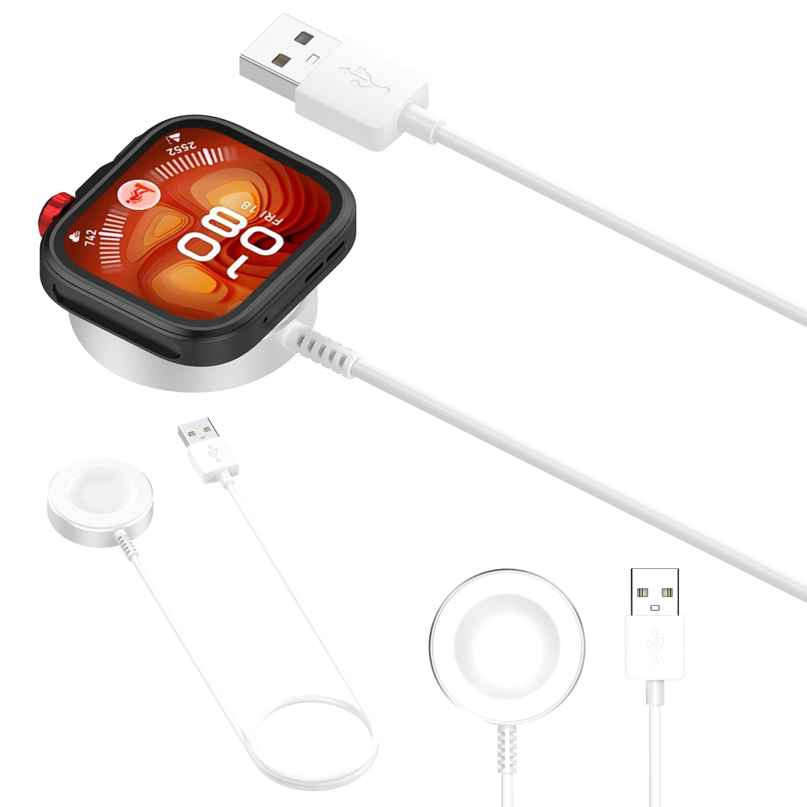 

USB-адаптер-кабель для зарядки Huawei Watch GT6/GT5/Fit 4, аксессуары, сменная зарядная док-станция для часов, интегрированная версия