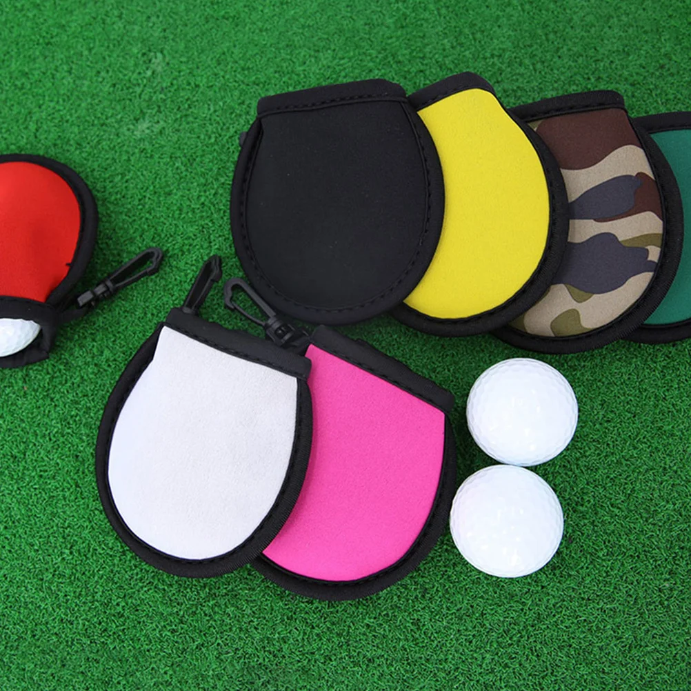 

2Pcs Portable Neoprene Golf Balls Cleaner Bag Waterproof Protective Wiping Pouch for Golfs Balls Cleaning and Carrying