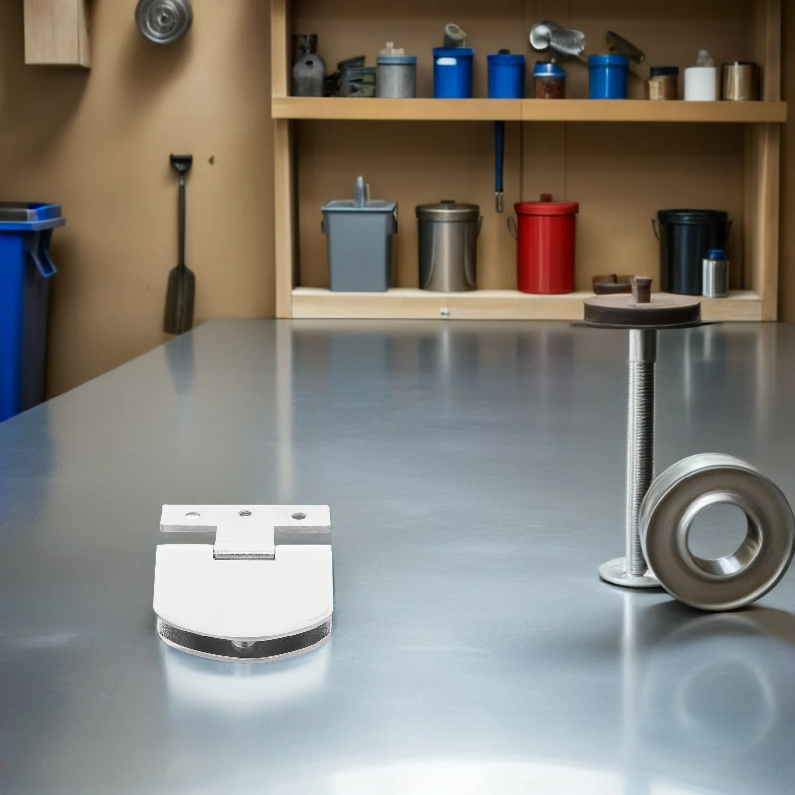 

2pcs Glass Door Hinges Heavy Duty Stainless Steel Pivot For Frameless Shower Doors Bathroom Cabinet Wine Display Cases Clamp Fit