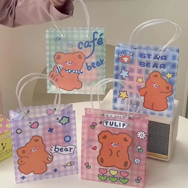 

Милый мультяшный плюшевый мишка, подарочная сумка, сумка для конфет, торта, сумка для покупок, ручная сумка, сумка для хранения