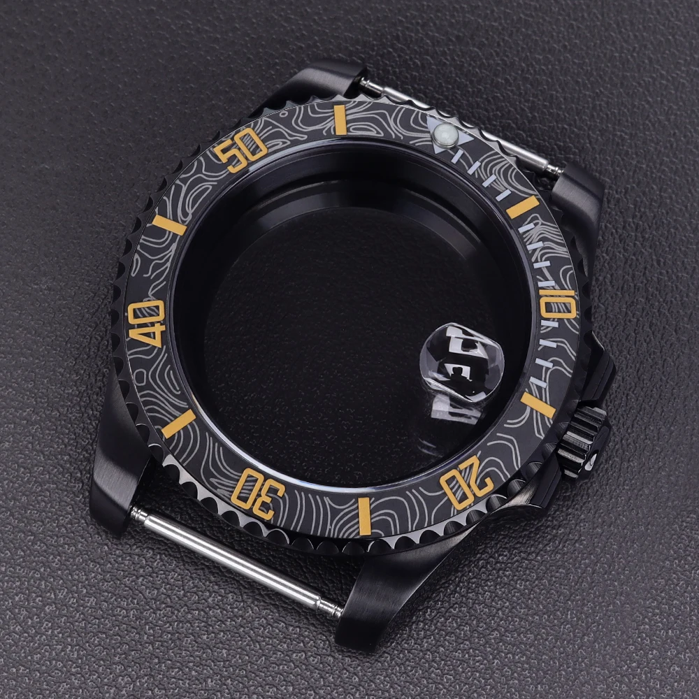 

40mm SUB Case Assemble Watch Accessories Sapphire Glass For NH35 NH36 NH34 Miyota8215 ETA2824 Wristwatches Watch Box 28.5mm Dial