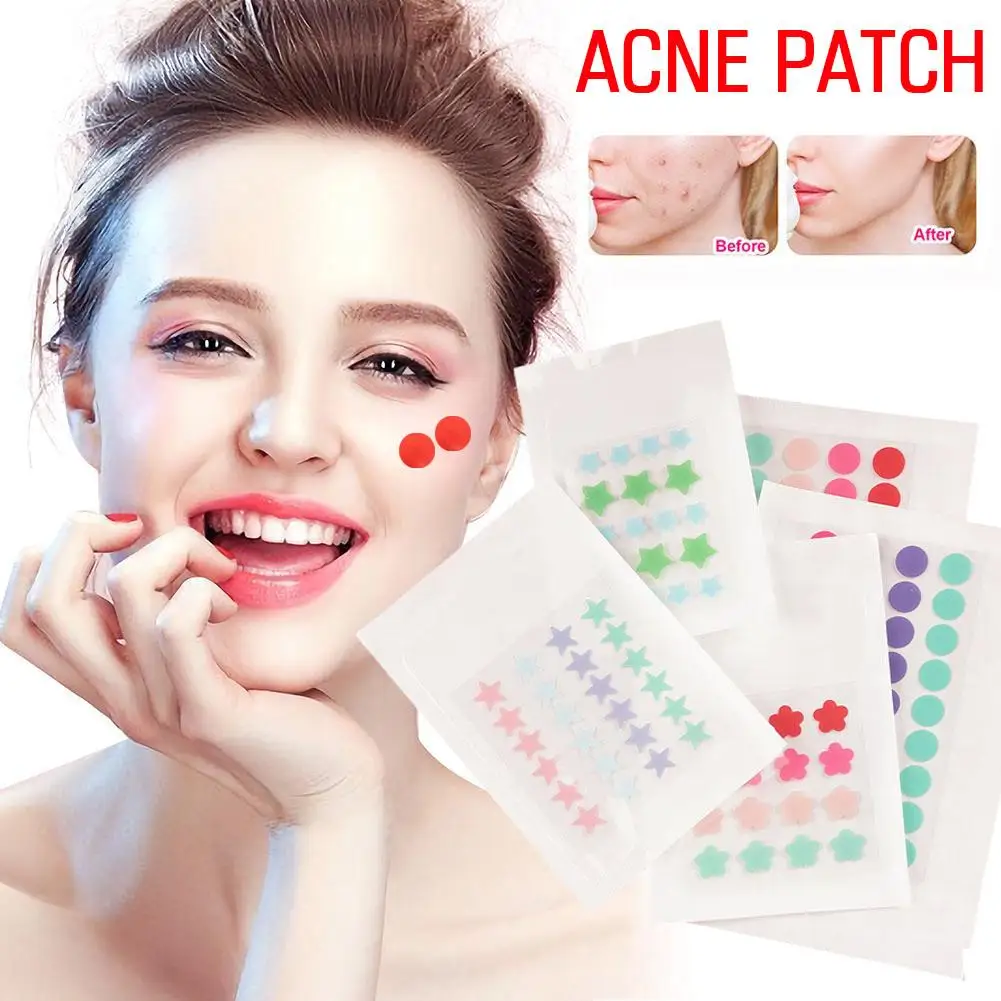 Waterdichte Acne Puistje Behandeling Stickers Spot Verwijdering Mee-Eter Zorg Concealer Schrik Gezicht Sproet S Y6s8