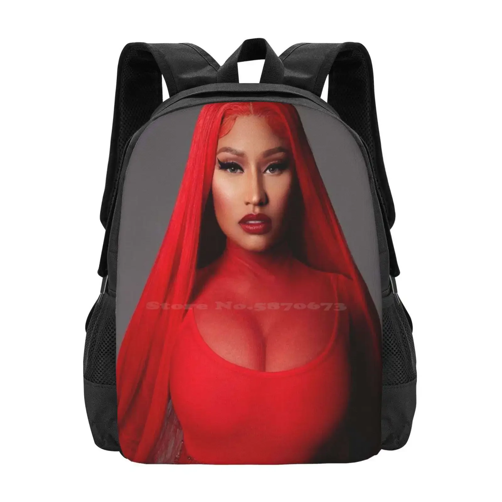 

Threenic Show Minaj American Tour 2020 Hot Sale Schoolbag Backpack Fashion Bags Live Nicki Concert World Europe 2021 Cover