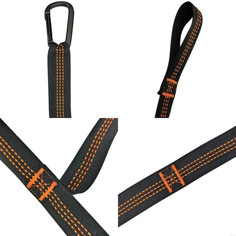 M6CF Portable for Play Set Soft Ladder Tree Tent Suspended Tent Rope Ladder Webbing Ribbon Escape Training Rescue Climbi