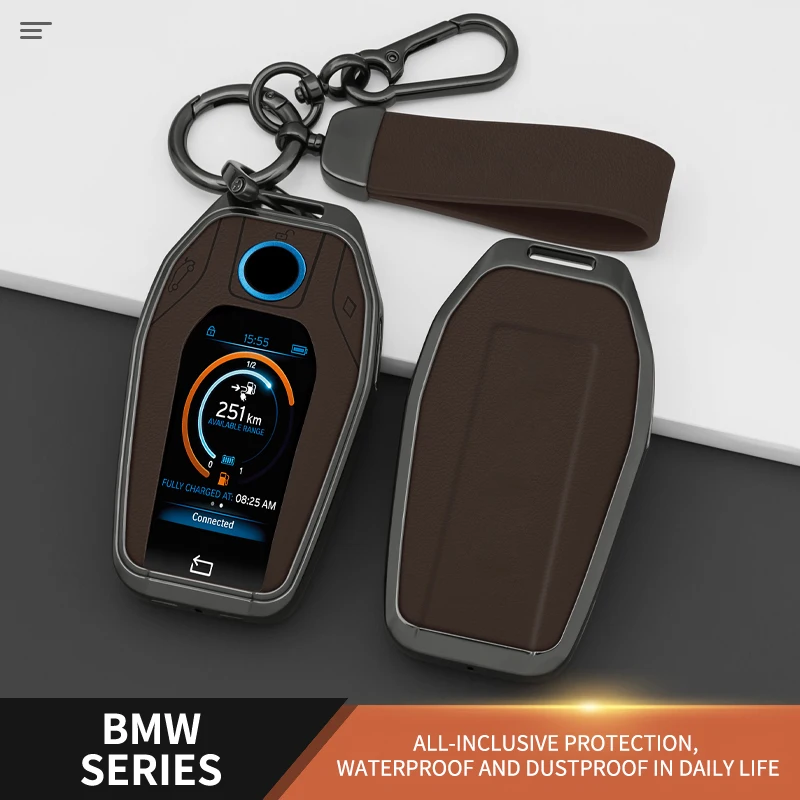 

Car Zinc Alloy Key Case Cover For BMW 5 7 Series G11 G12 G30 G31 G32 i8 I12 I15 G01 X3 G02 X4 G05 X5 G07 X7 Protector Keychain