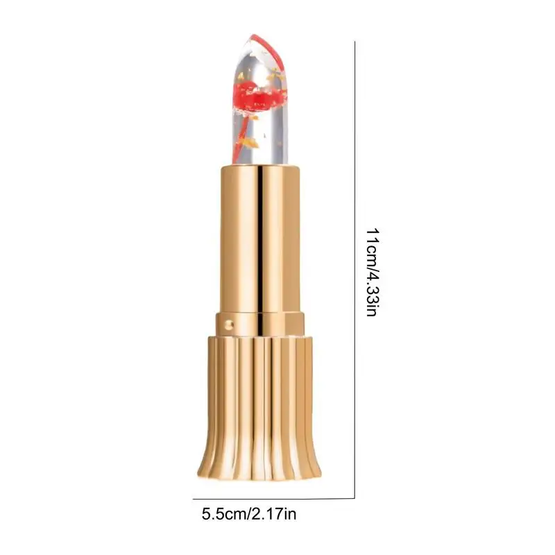 Baume à lèvres parfumé à la feuille d'or 24 carats, rouge à lèvres fleuri, brillant Jules, nourrissant, document proxy, MSI, huile