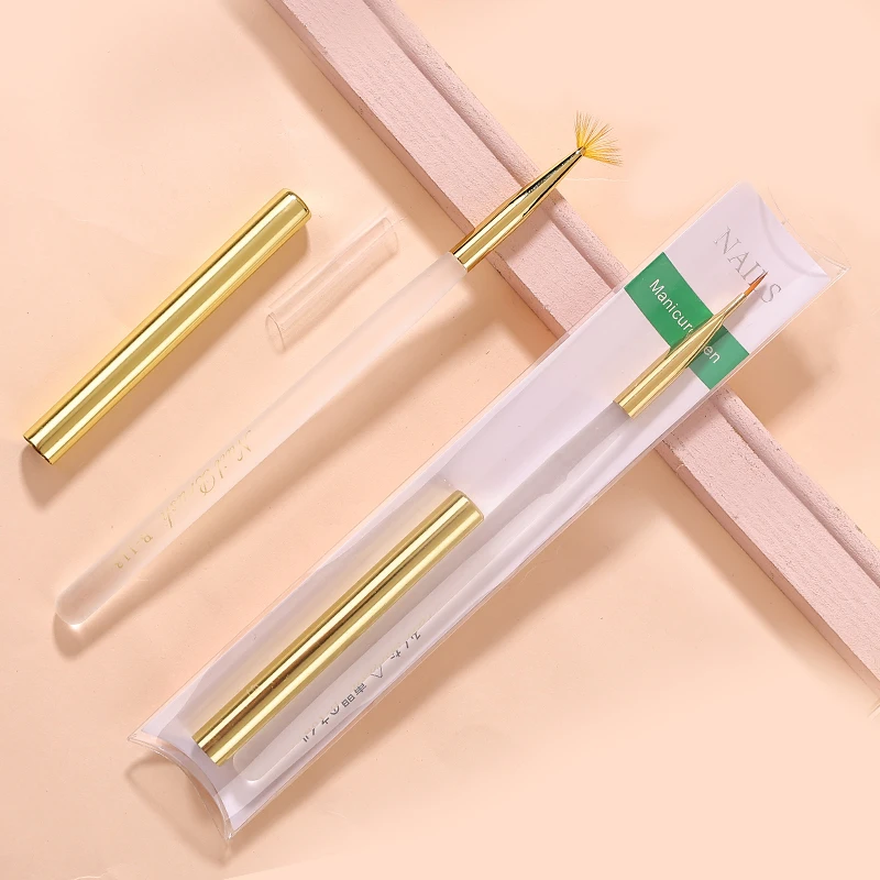 Sweet-Z Beauty 16 ชิ้นชุดแปรงเล็บเครื่องมือแปรงอะคริลิค Barrel จิตรกรรมชุด Liner ยืดหยุ่น Nib One จังหวะ Shaping แปรงวาด