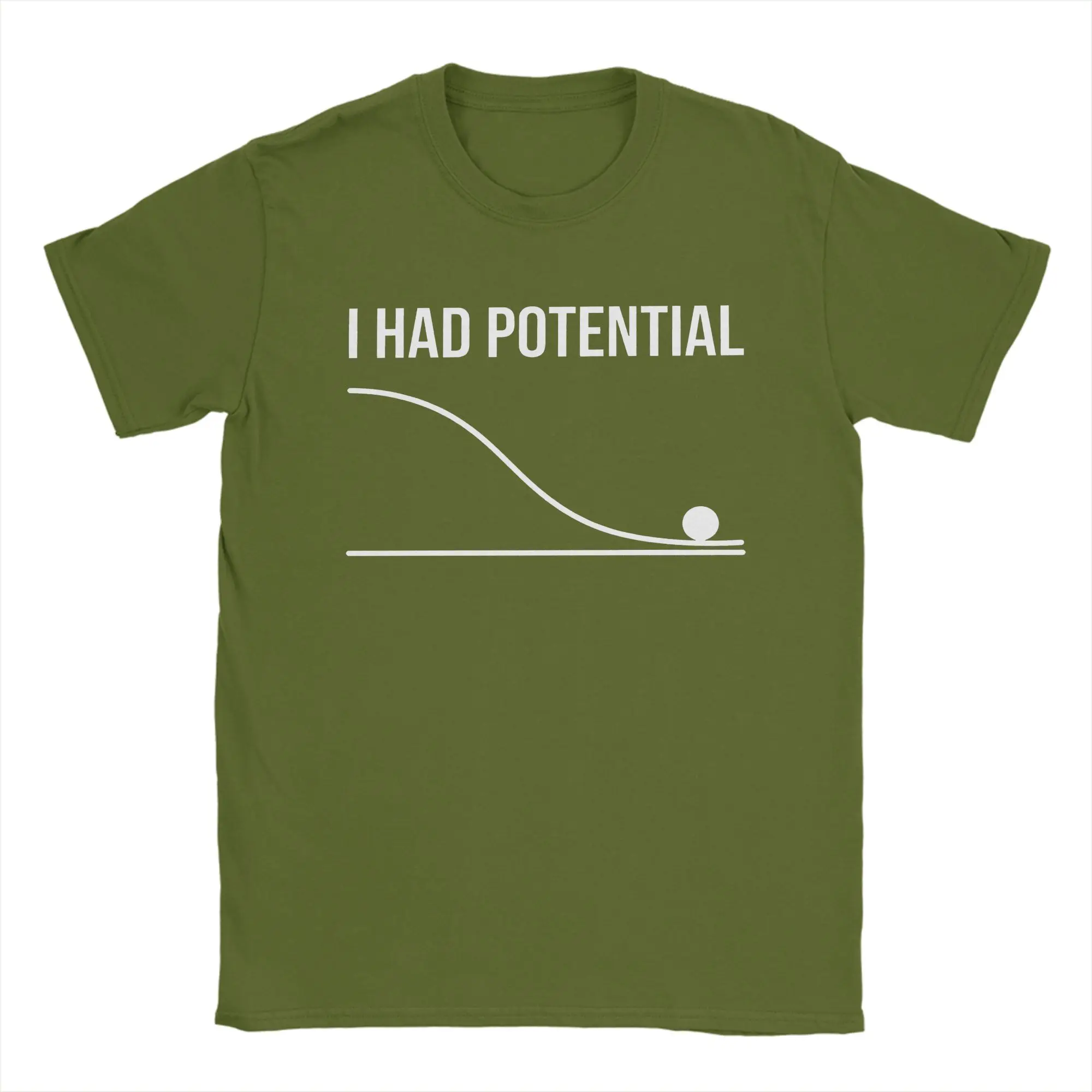 I Had Potential Project Hail Mary  T Shirts 100% Cotton Fun T-Shirt Crew Neck Sarcastic Meme T Shirt Short Sleeve Tops Big Size