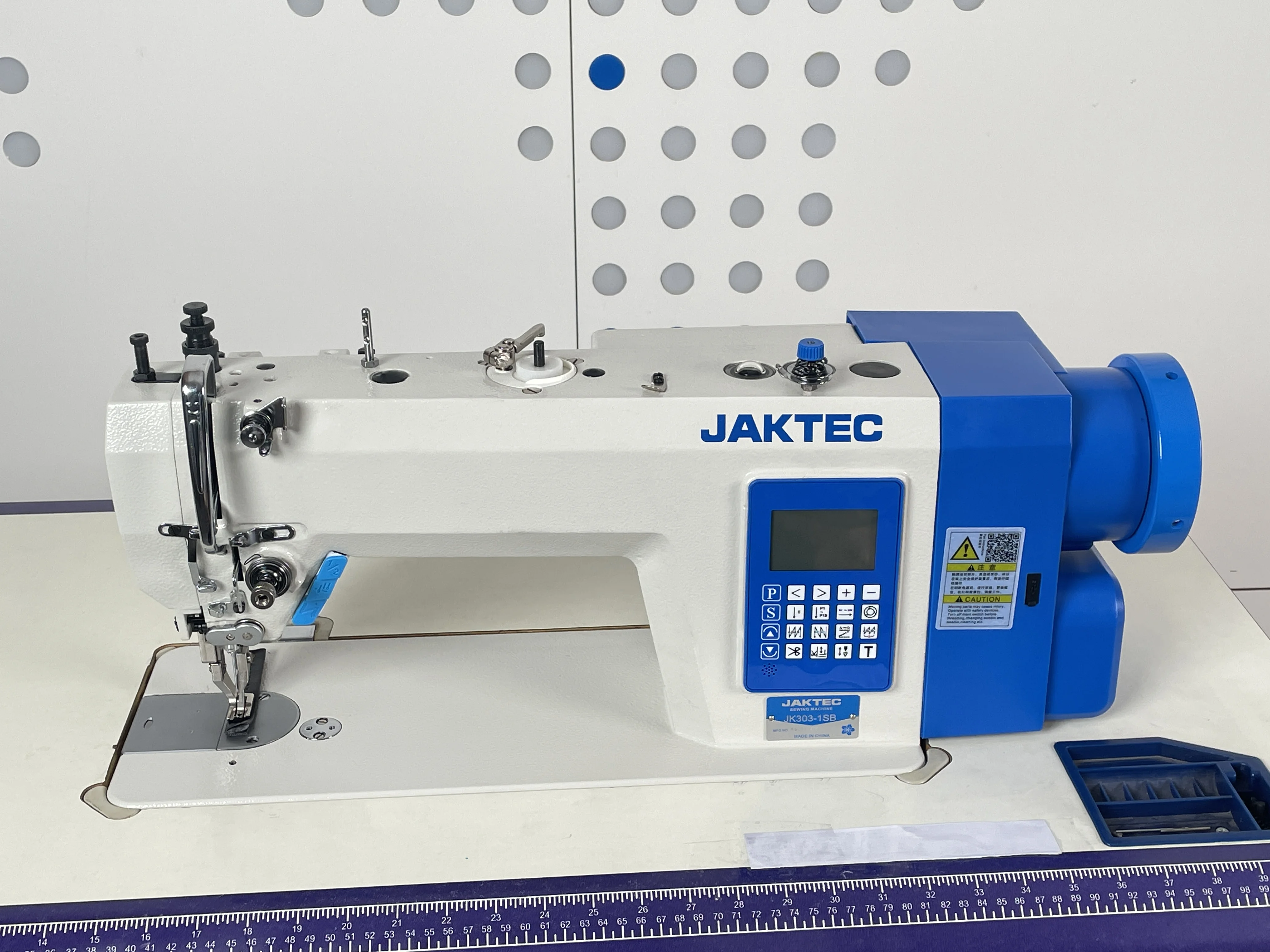 JK303-1SB Computerized up and Bottom Feed Walking Foot Lockstitch Sewing Machine with Step Motor