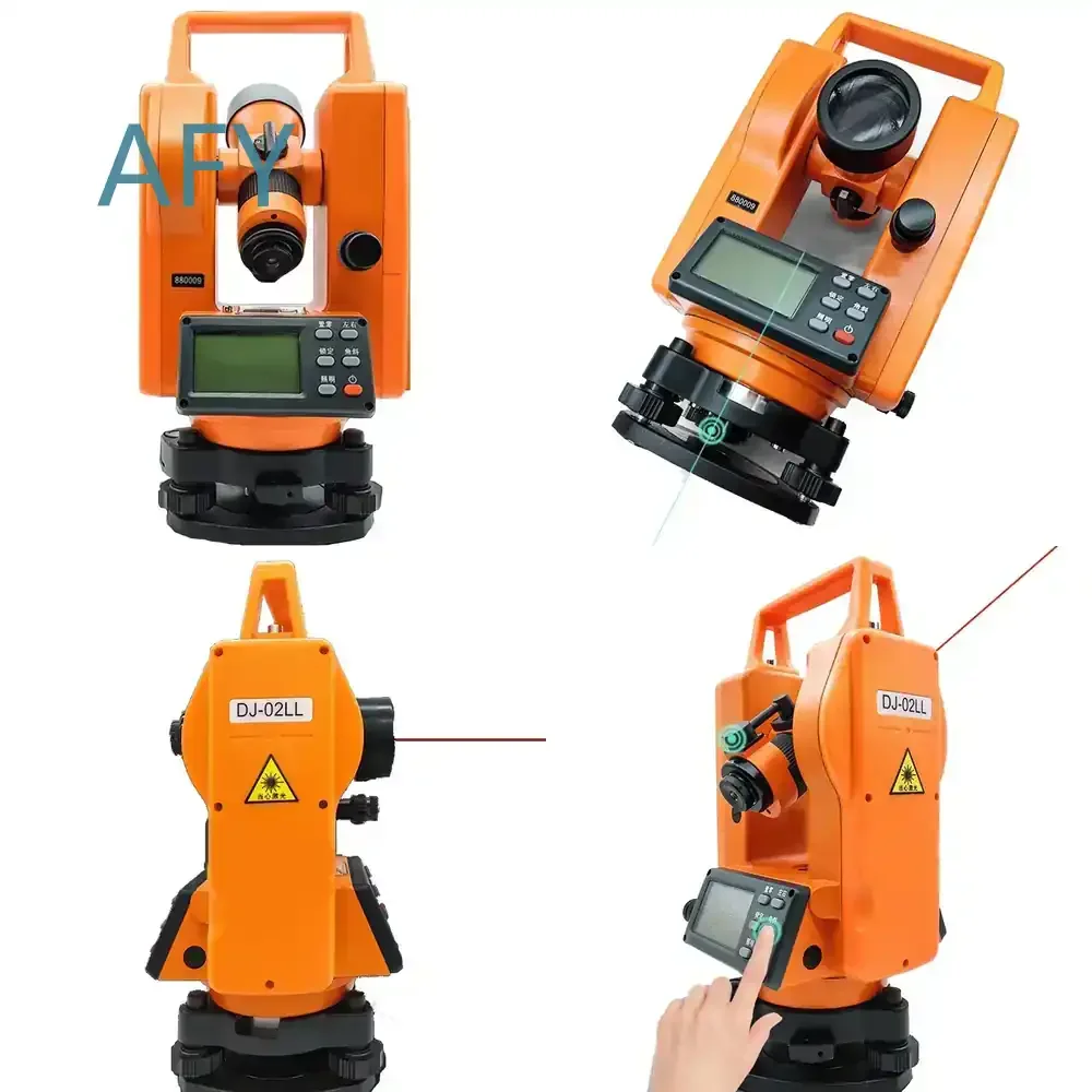 New Small Double Laser Electronic Theodolite for Precision Building Engineering Decoration Measuring Tools for Mapping
