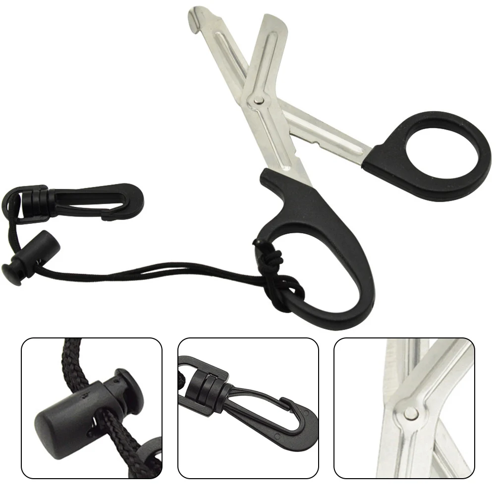 Scissors Sharpen Your Cutting Skills with Scuba Diving Scissors Line Cutter Fishing Net Shear Underwater Escape Tool