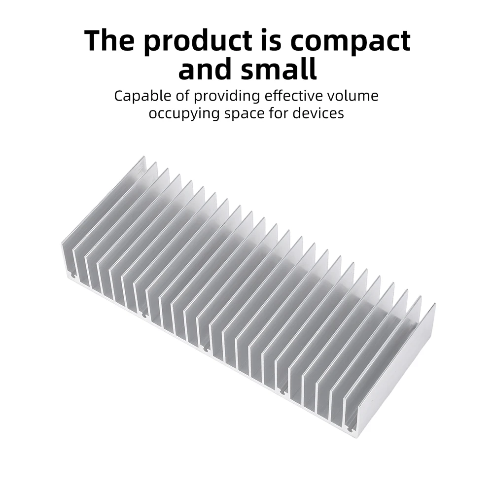 60x150x25mm Aluminum Heat Sink Heatsink Radiator Heating Heat Dissipation Cooling For Amplifer LED COB Light Power IC Transistor