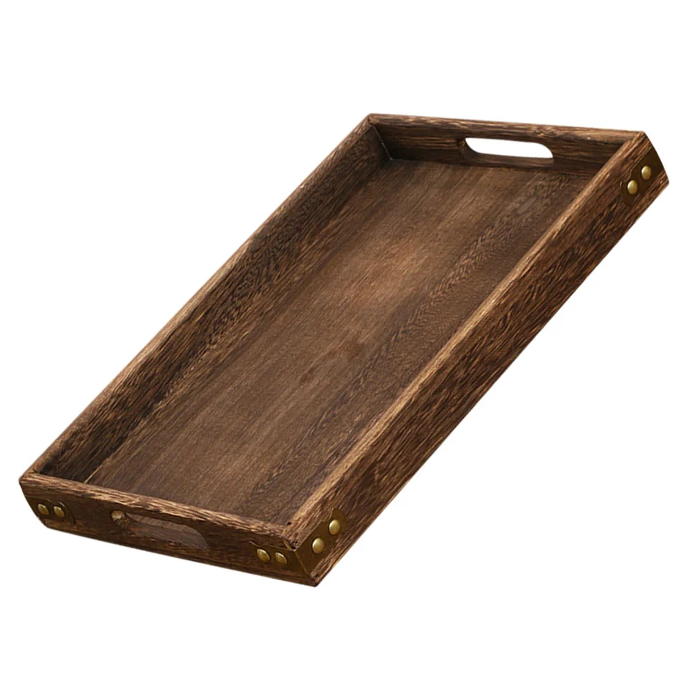 Wooden Pallet Rectangular Plastic Tray Plates for Food Dinner Luxury Rendering Utensils Steel Playpen Serving Dish Dishes Fruit