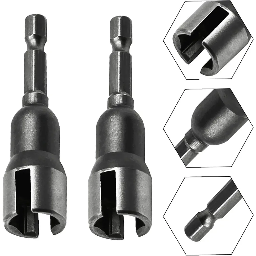 Power Wing Nut Driver Set,Slot nuts Drill Bit Socket Wrenches Tools Set,1/4 Hex Shank Drills Bits for Panel screws eye hook bolt