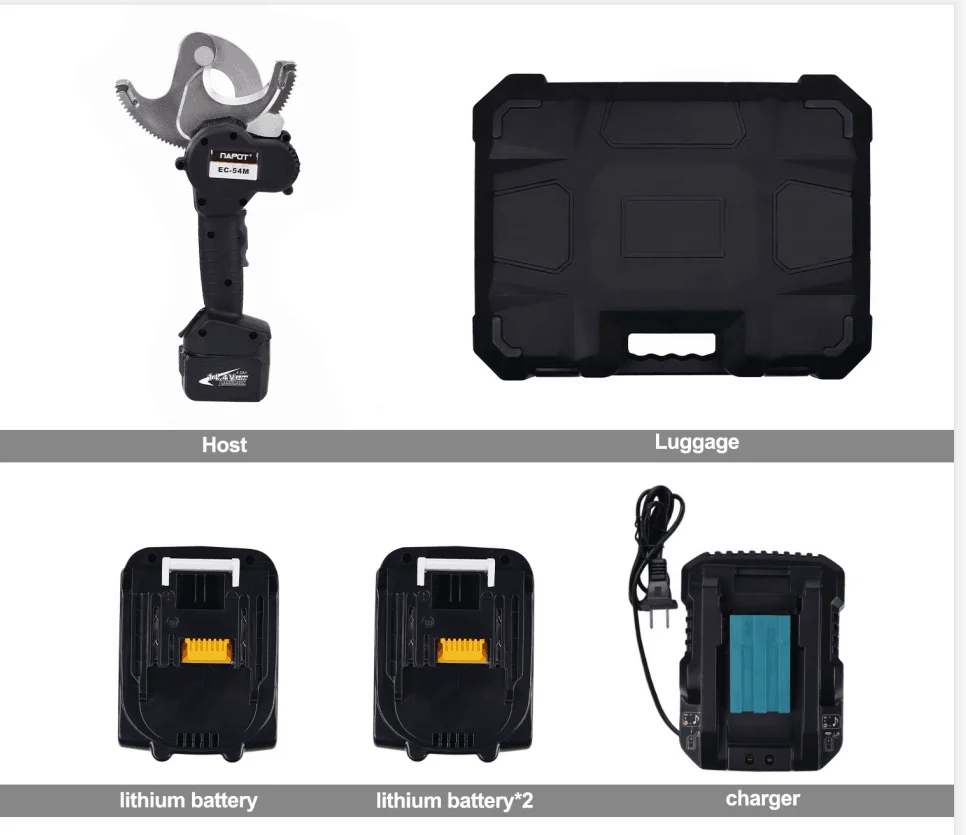 Portable Ratchet Battery Wire Cutter Hand Tools for Convenient Operation