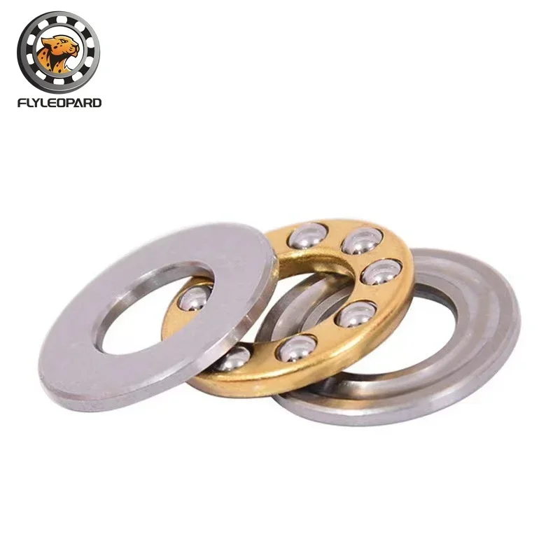 1pcs F2-6M F2.5-6M F3-8M F5-10M F6-12M F7-15M F8-16M F10-18M F12-21M F12-23M Plane Axial Miniature Thrust Ball Bearing 3-in-1