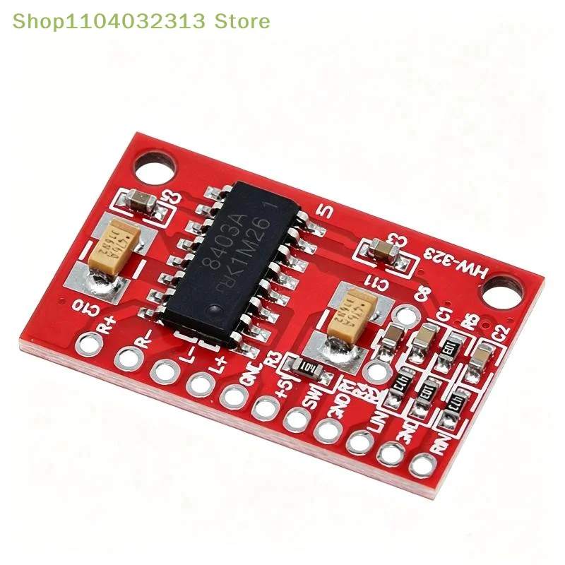petiteUltra Mini PAM8403 Digital Amp Board 3W Dual Channel PCB Audio Amplifier Module for DIY Sound System Projectsaccessories