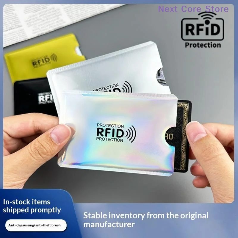 [NC]RFID Card Sleeves Anti Scan Anti Magnetic Aluminum Foil Portable Credit Card Protector[NC]