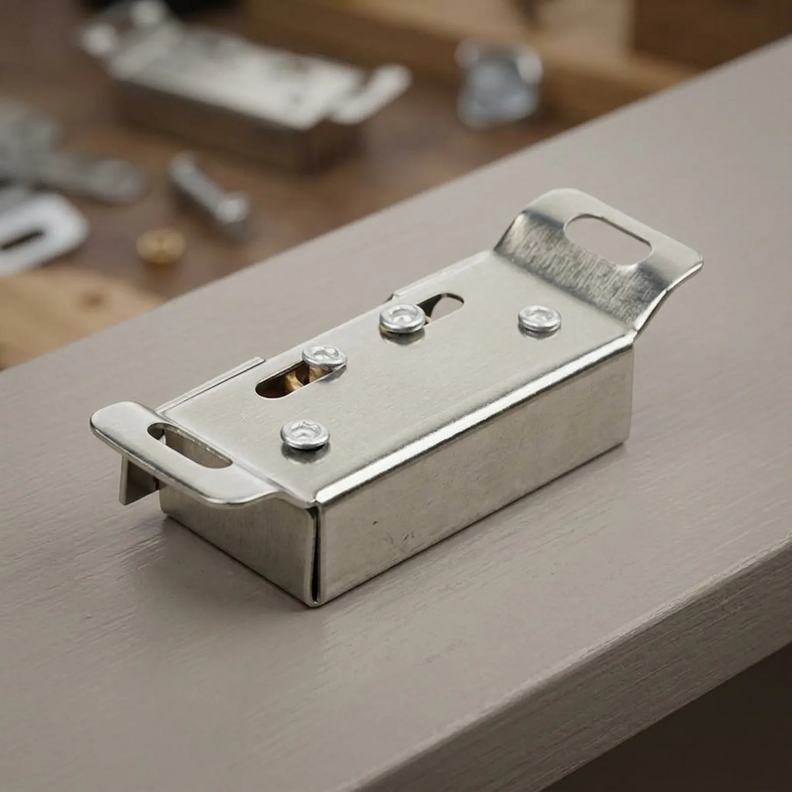 Double Roller Catch Stainless Steel Magnetic Cabinet Catches for ideal For Motorhomes Caravans Boats Hardware Home Plumbing