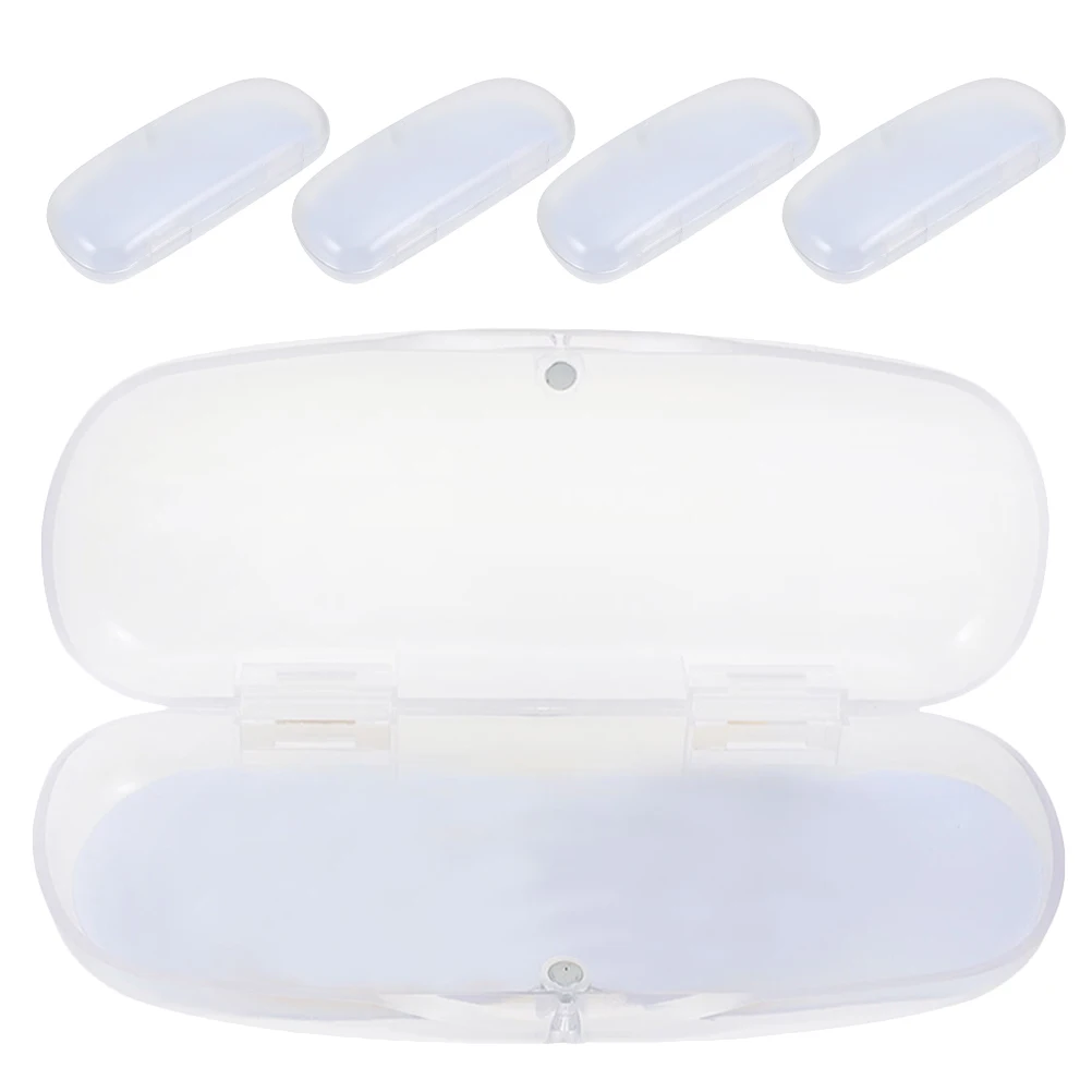 

5 Pcs Frosted Glasses Box Case Cases for Spectacles Eyewear Organizer Eyeglasses Hard Translucent Girl
