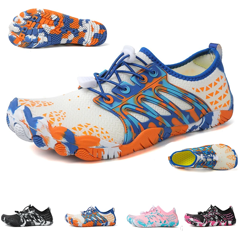 Zapatillas acuáticas para hombre y mujer, calzado de secado rápido para deportes acuáticos, Unisex, para ciclismo, gimnasio, correr y trotar