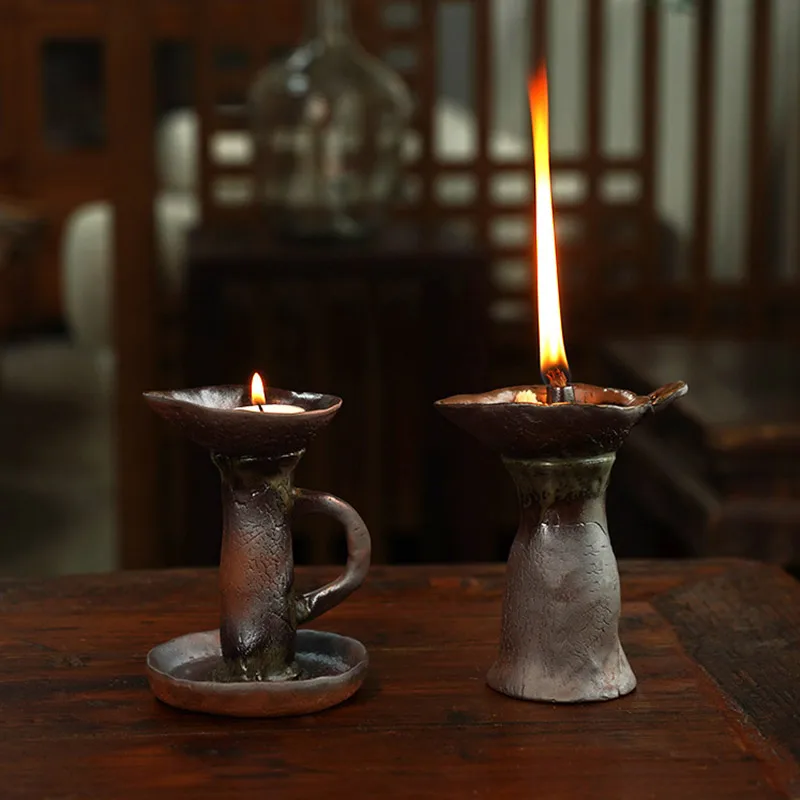 

Designer Living Room Candle Holders Accent Decoration Simplicity Restaurant Candle Holders Retro Dinner Home Decor Castiçal Lszt