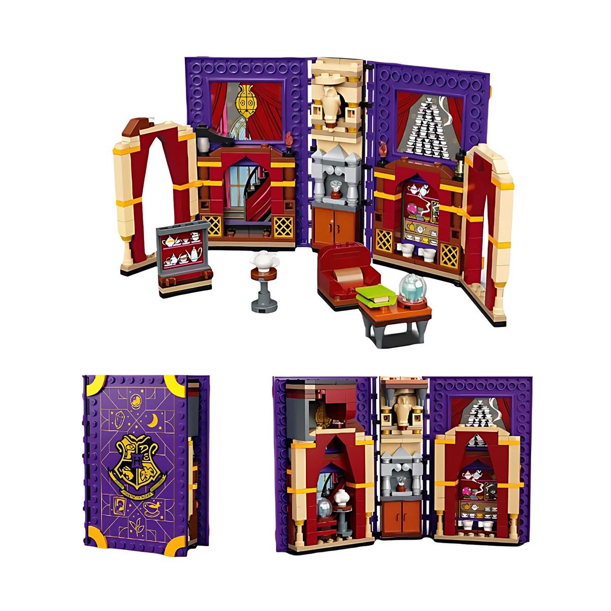 New 76397 76396 Books Magical Class Book Moment Model Building Kit Blocks Knights Forbidden Forest Brick Toys for Kids