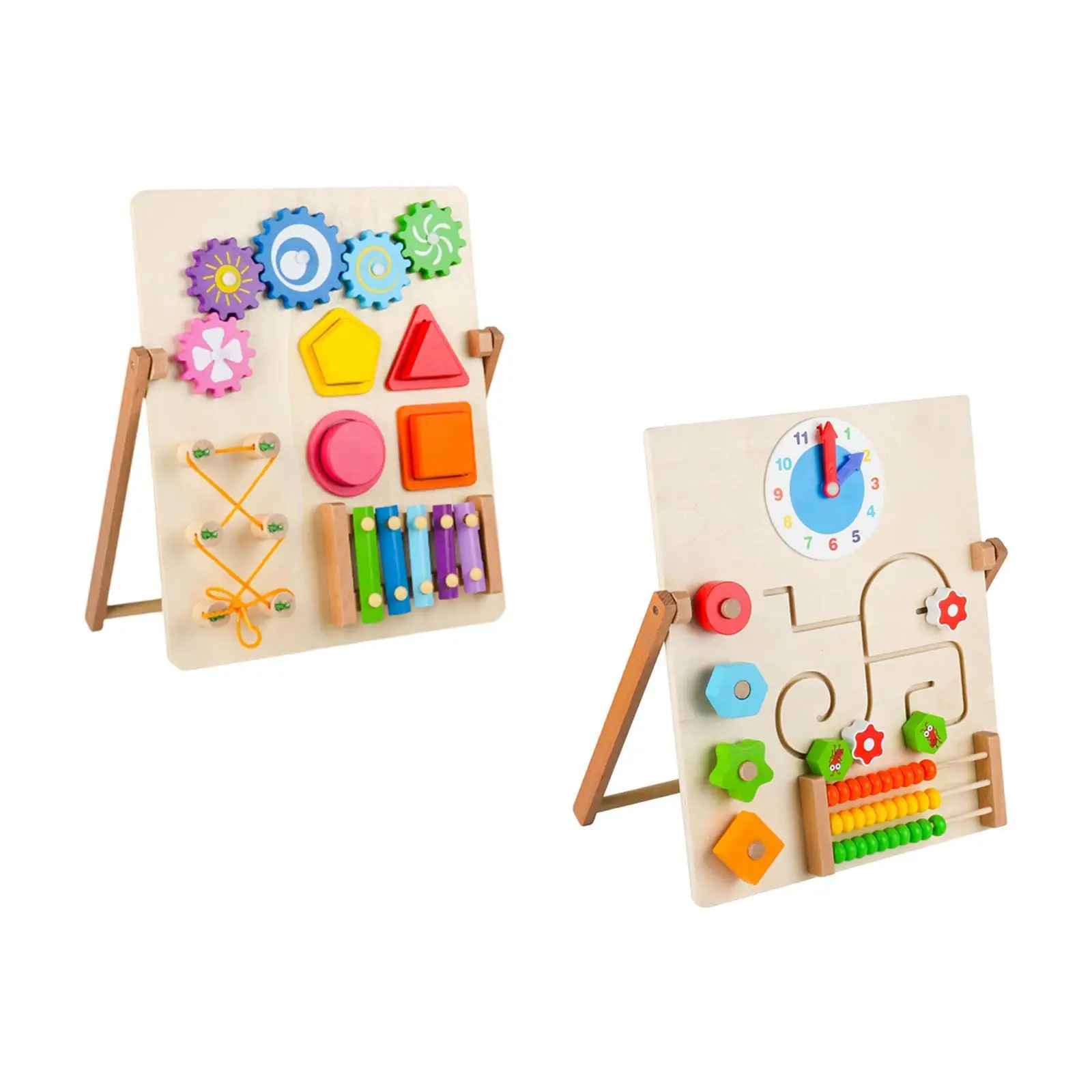 

Montessori Busy Board Develop Basic and Fine Motor Skills Motor Skill Activity Board for Girls Ages 3+ Boys Children Preschool