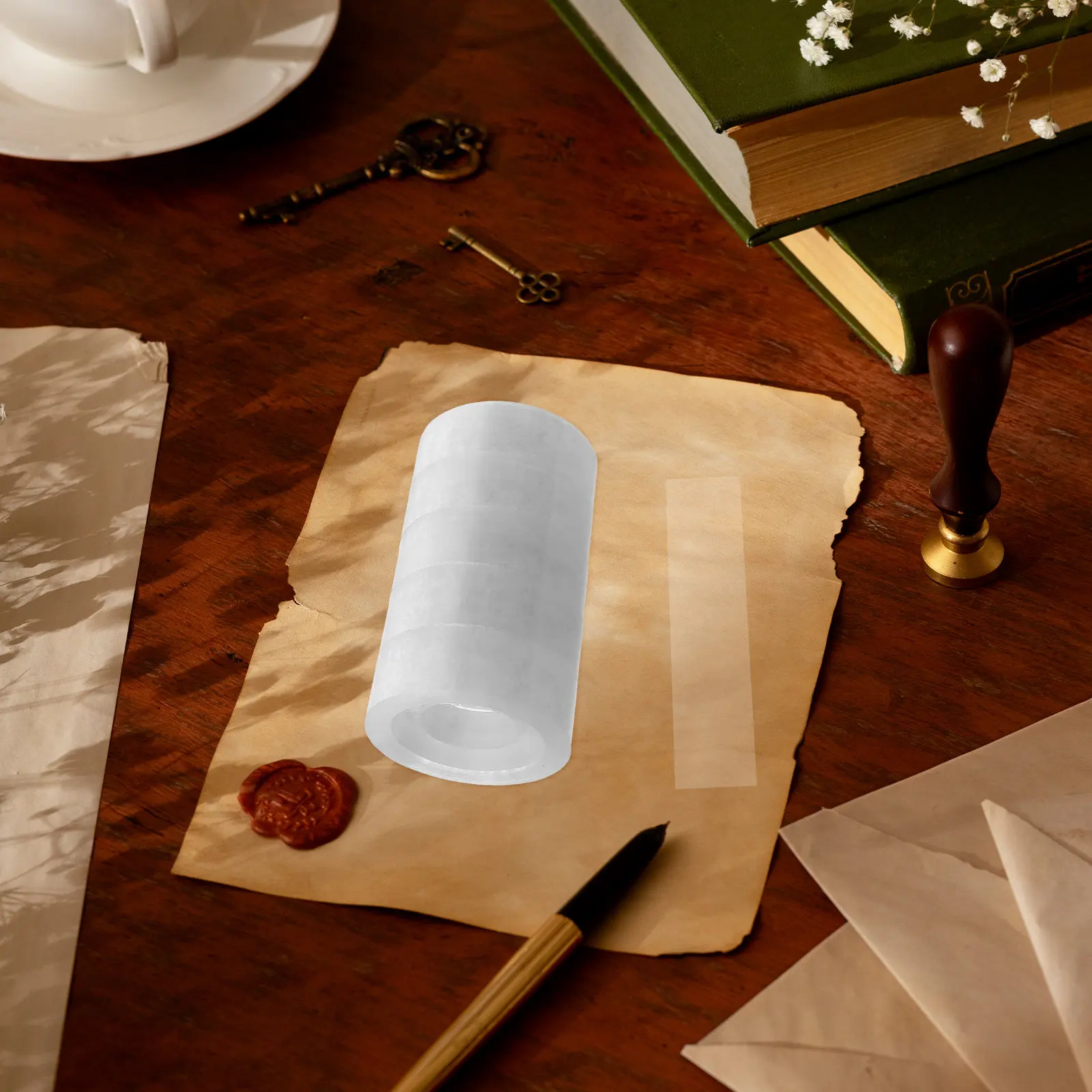 

16 рулонов прозрачной клейкой ленты для офиса, школы, домашнего использования, прочная БОПП-лента