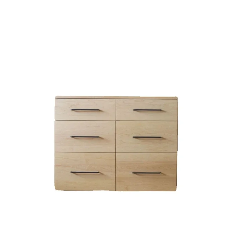 

Ocean board simple retro Japanese storage cabinet fully equipped bedroom chest