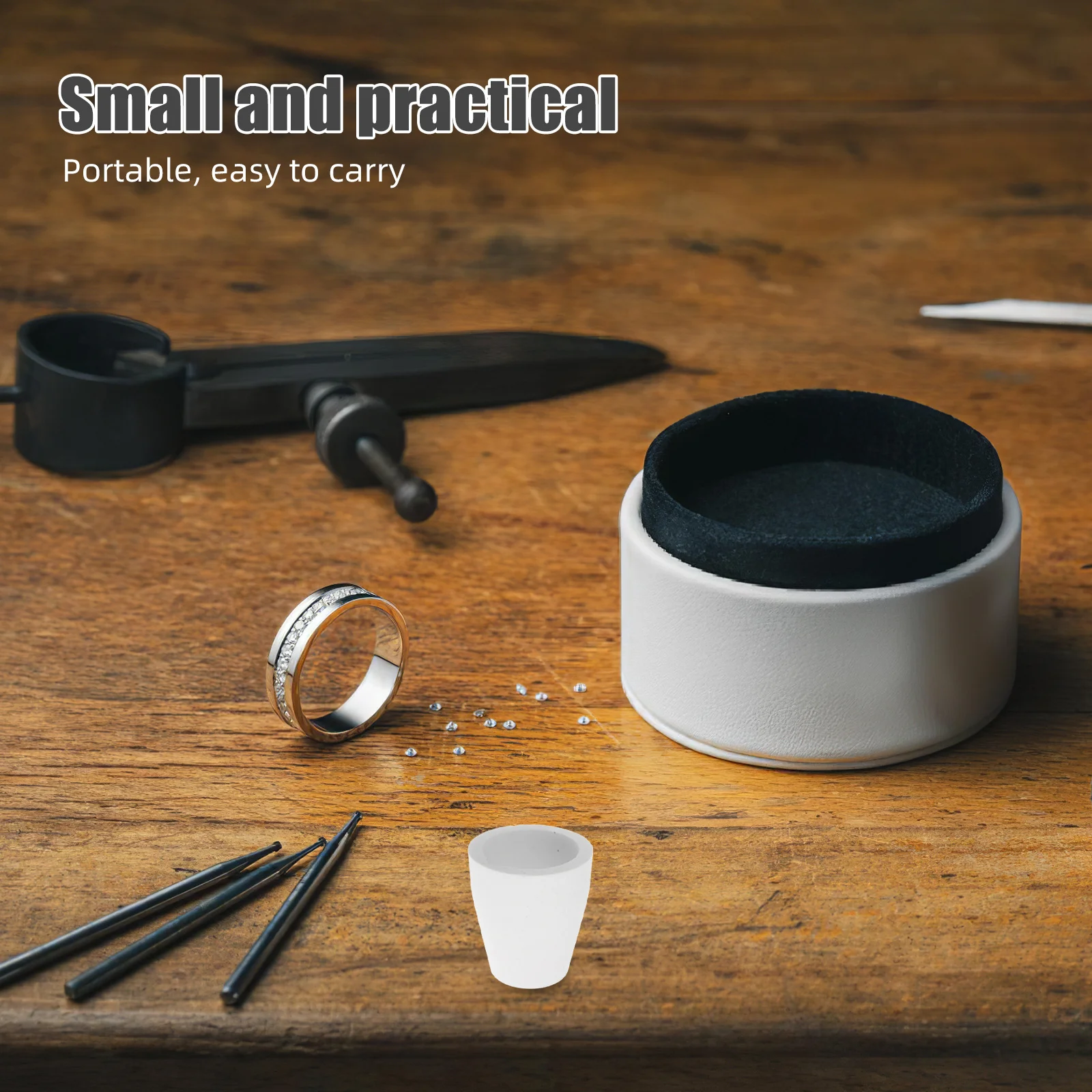 Quartz Crucible Bowl Portable Metal Casting Melting Tool High Purity Jewelry Making Crucible for Silver Gold Copper