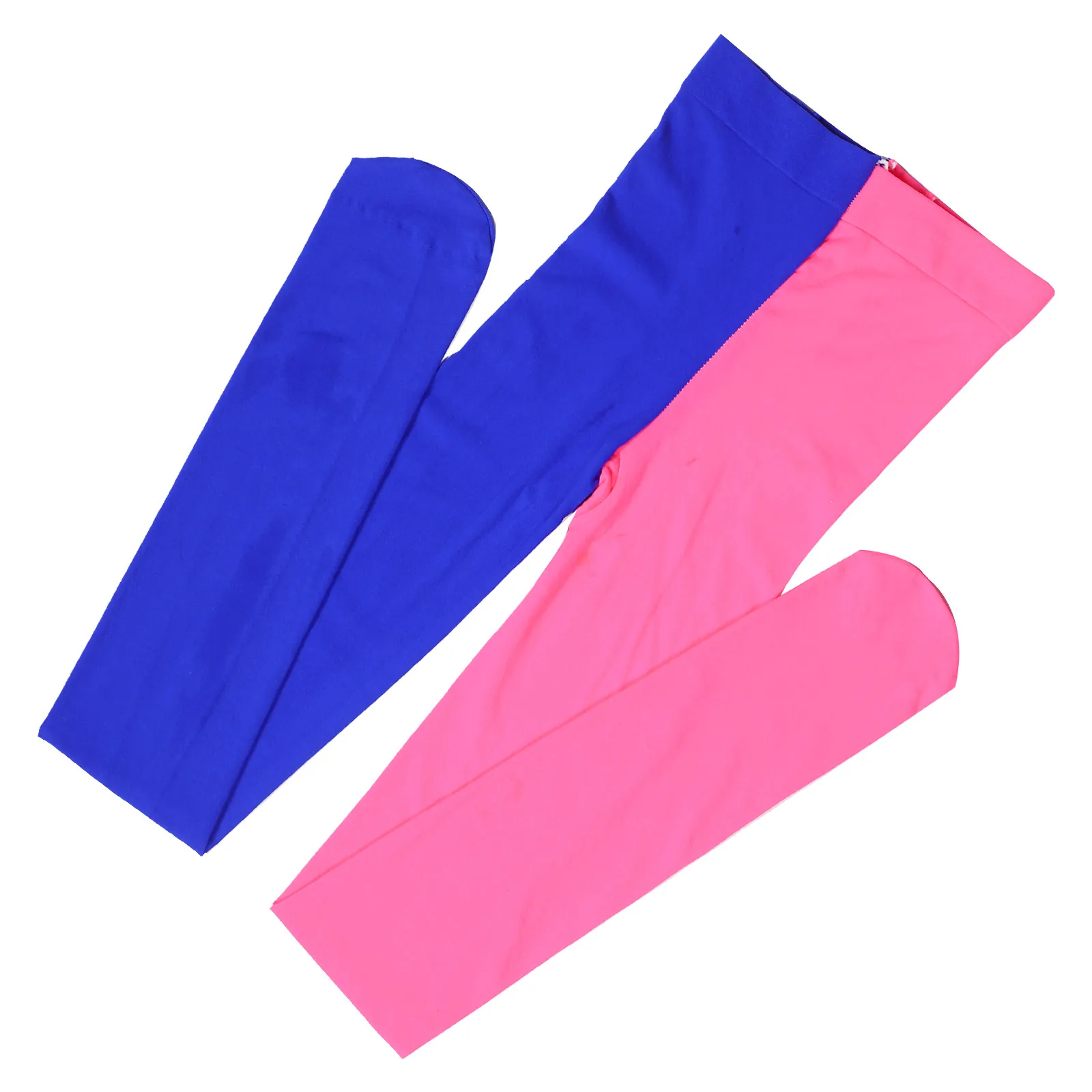 

Two Color Silk Stockings Thigh High Socks Silk Stockings Tights Prevention Candy Leggings