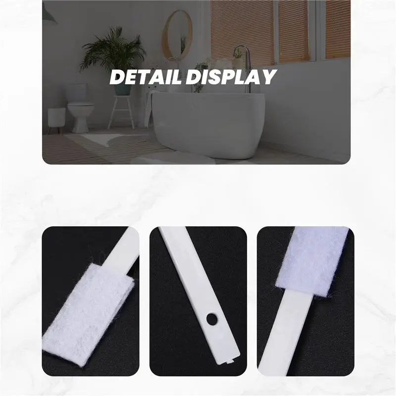 AEE3-28PCS Disposable Toilet Brush Crevice Cleaning Brushes,For Toilet Corners,Window Grooves,Door Rails,Keyboards,Blinds,Etc