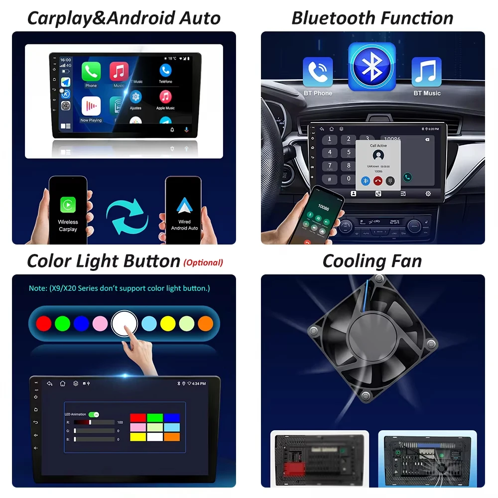 9 inch for LADA Granta 2018 - 2019 Android 16 Smart System Car Multimedia Player 4G WIFI GPS Navi Wireless Carplay No 2 din