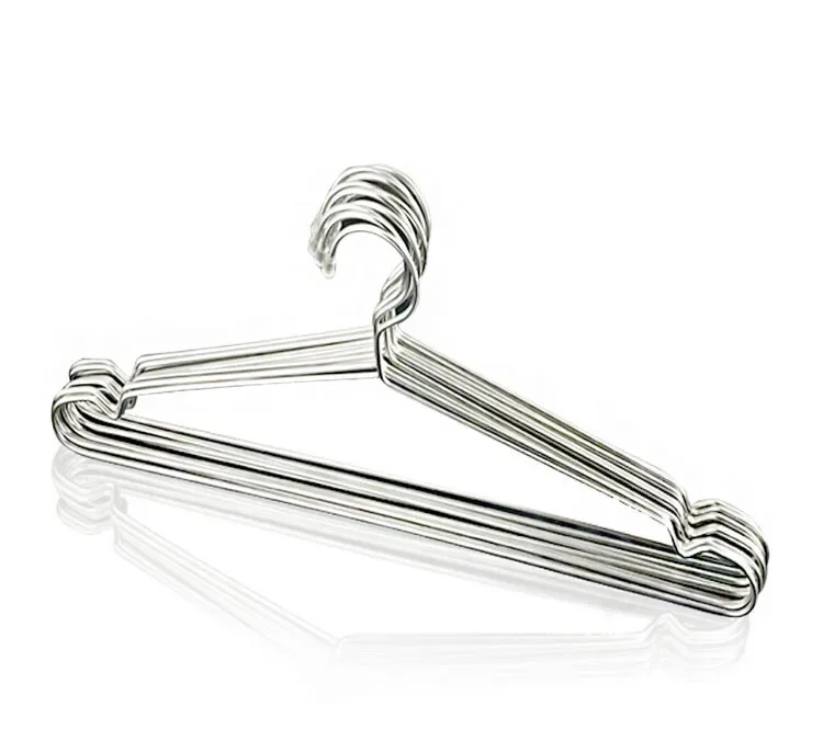 20pcs 32/42CM High Quality Metal Clothes Hanger with Groove / Anti-rust Stainless Steel Hanger (20 pieces/Lot)