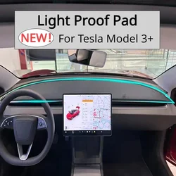 Anti-UV Dashboard Cover For tesla model 3 highland 2024 Center Console Accessories Dash Mat Heat Insulation Protector Sunshade