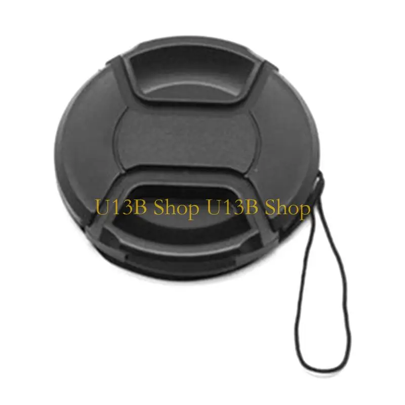 U13B Snap-On Front Lens Cover Cover Pinch Lens Cap Debu Cover Dust dengan Anti-Kehilangan Untuk Pentax DSLR